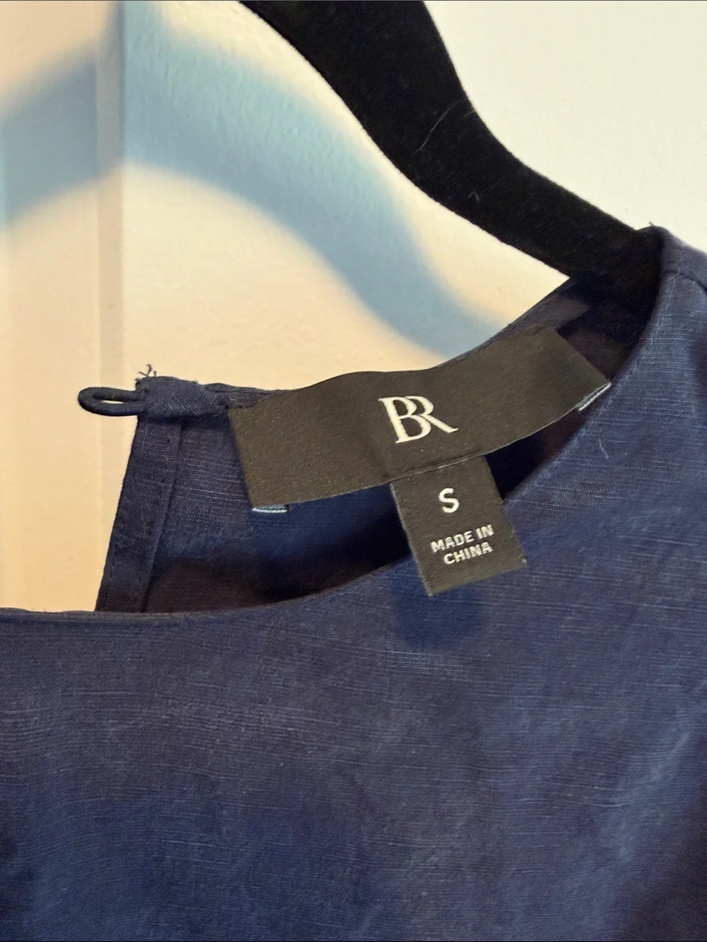 Banana Republic Navy Short-Sleeve Crewneck Shirt
